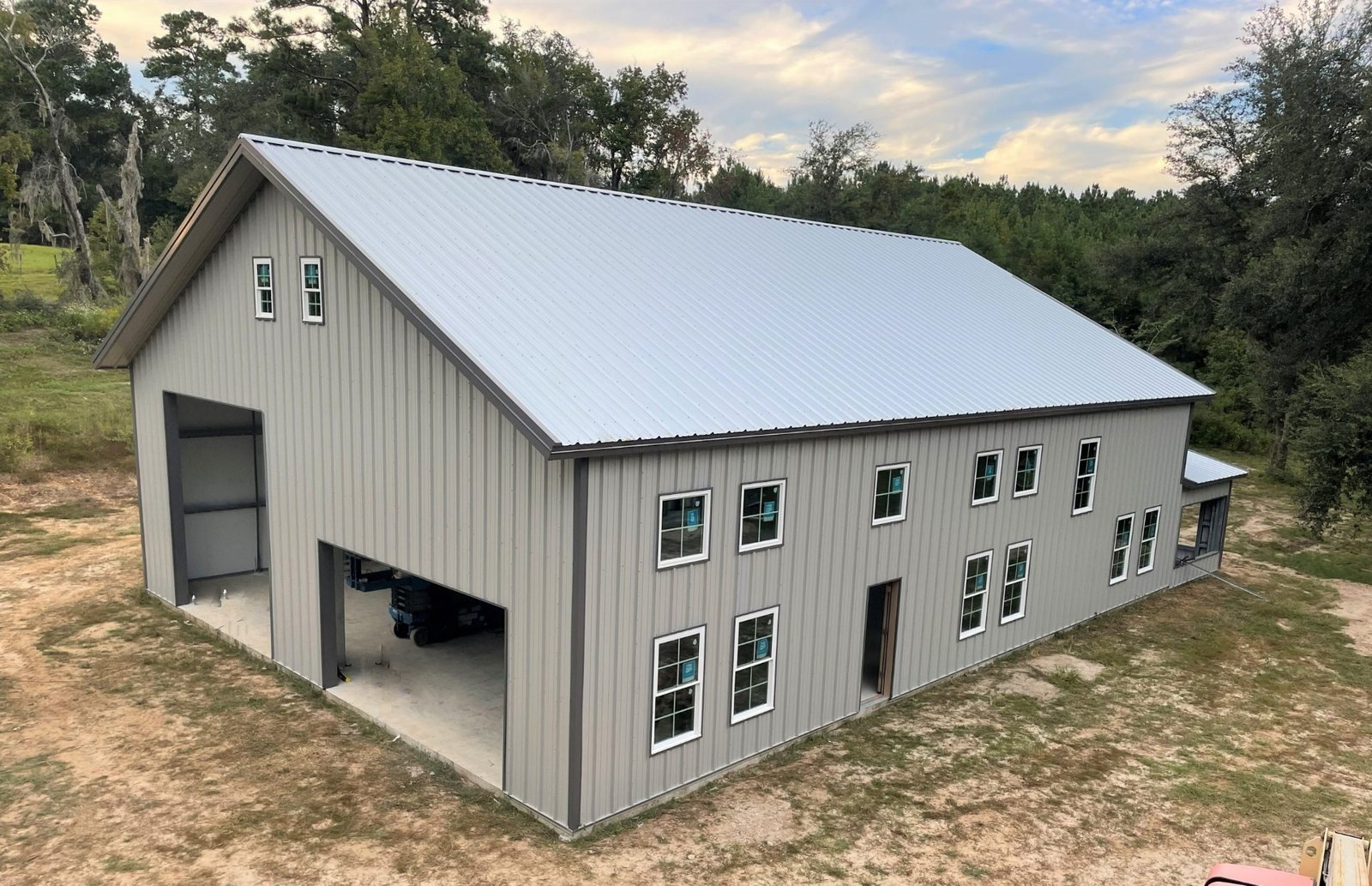 Red Barndominium